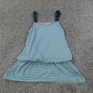 Matlida Jane Shirt Dress Girls S Blue Sleeveless Ruched Preppy Top Youth Kids